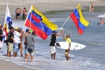 Team Venezuela celebrating. Credit:ISA/Rommel  Gonzales